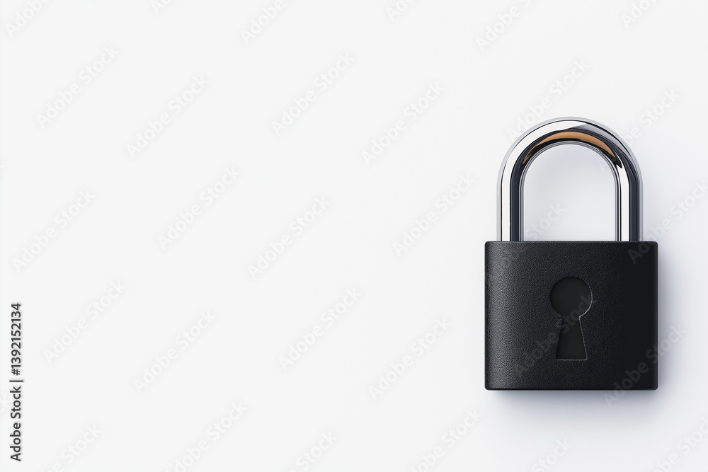 digital lock icon, cyber security symbol, holographic effect, metallic and black, isolated on white background
digital lock icon, cyber security symbol, holographic effect, metallic and black, isolated on white background