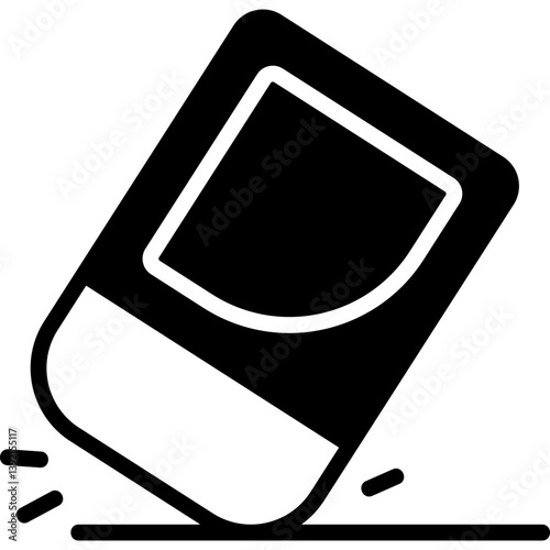 Eraser glyph icon