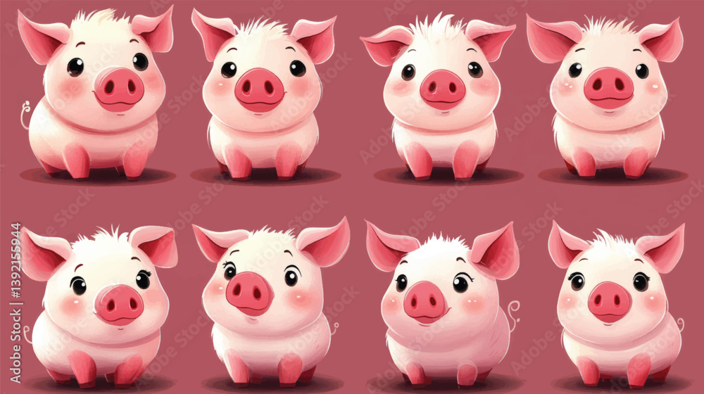 Obraz premium Piggy Potion Puffs.