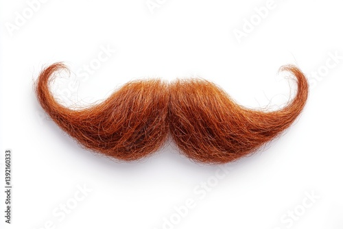 Curly stylish beard with matching mustache, ideal for barbershop, grooming, and male fashion visuals
