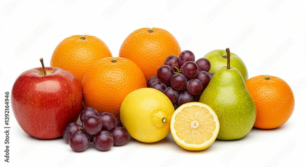 Assortment of Fruits and Vegetables Background Assortment of Fruits and Vegetables Background