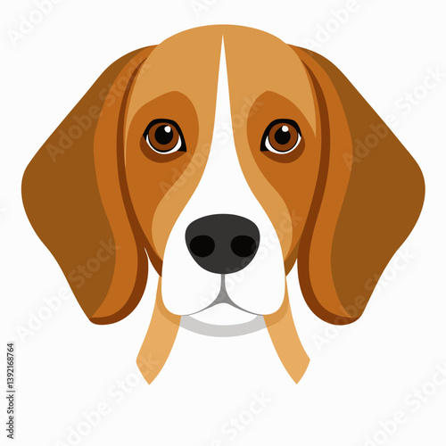 beagle dog head