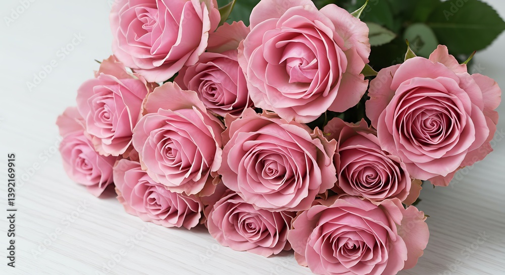 Blushing Roses: A Delicate Bouquet AI Generated Blushing Roses: A Delicate Bouquet AI Generated