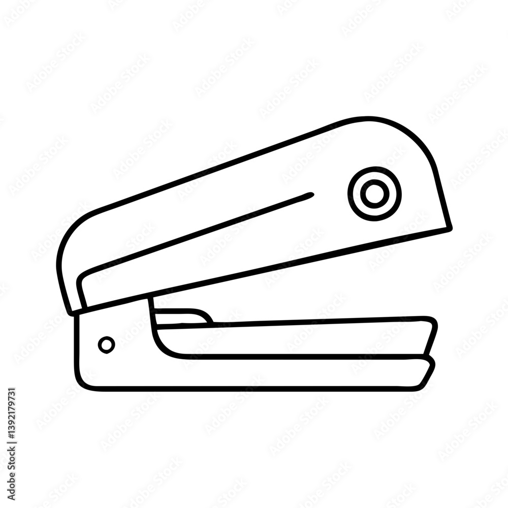 stapler icon, stapler line art - simple line art of stapler, perfect for stapler logos and icons stapler icon, stapler line art - simple line art of stapler, perfect for stapler logos and icons