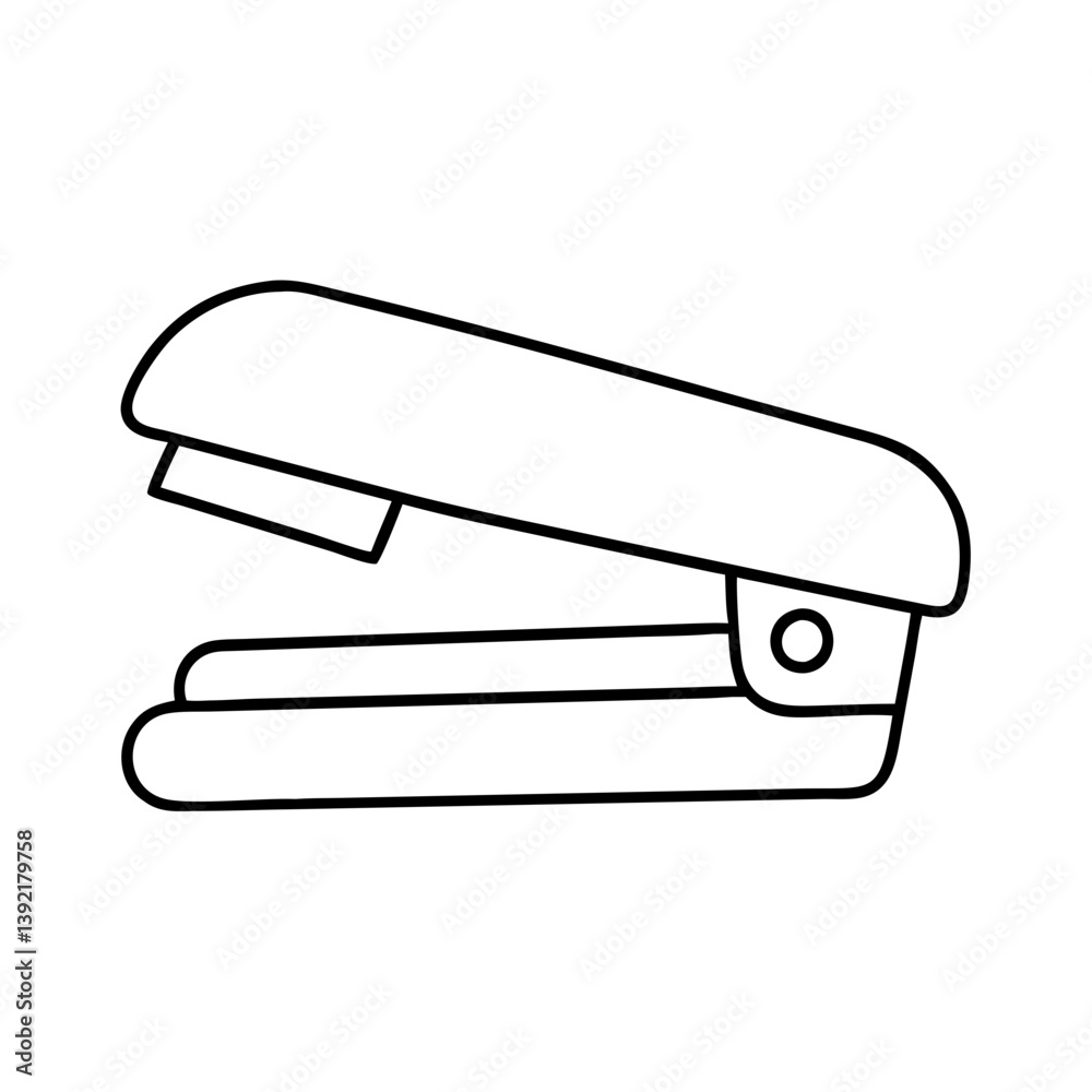 stapler icon, stapler line art - simple line art of stapler, perfect for stapler logos and icons stapler icon, stapler line art - simple line art of stapler, perfect for stapler logos and icons