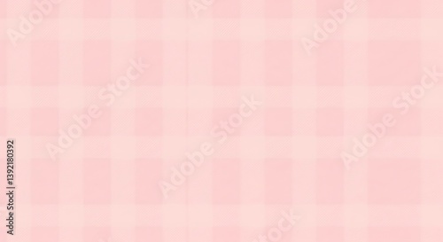 Soft Pink Plaid Dream AI Generated