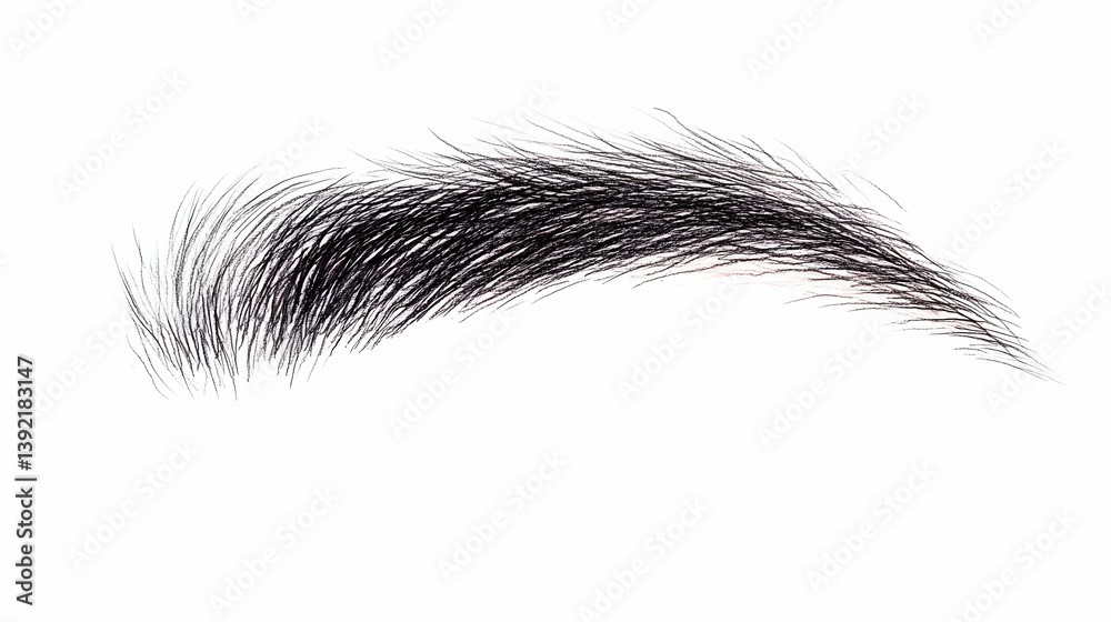 Obraz premium drawing eyebrows illustration