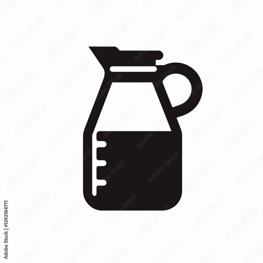 very simple flat and single minimalist Coffee Creamer Lid Silhouettes in black on a white background very simple flat and single minimalist Coffee Creamer Lid Silhouettes in black on a white background