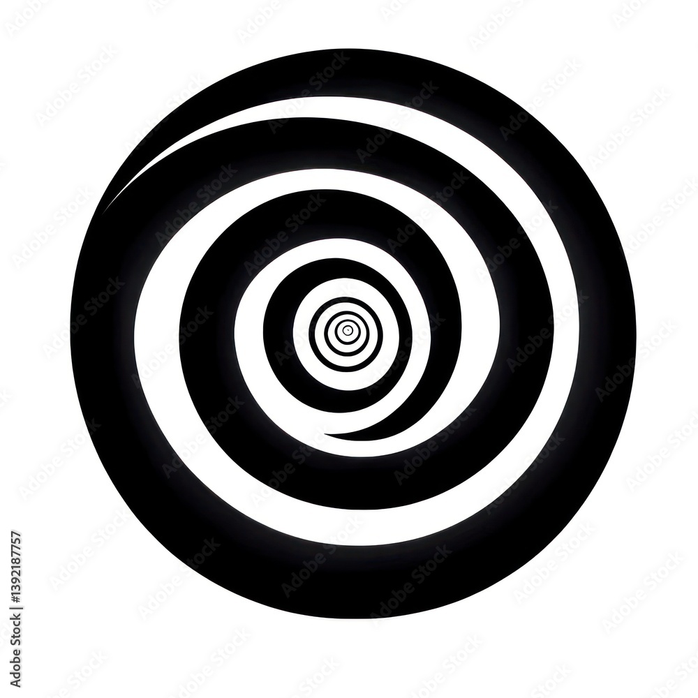 Spiral elements icon spiral white illusion. Spiral elements icon spiral white illusion.