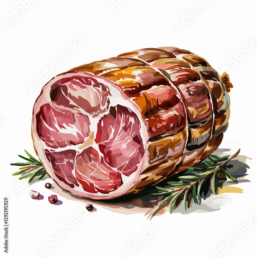 Smoked Bologna Cut – Oklahoma Prime Rib Art Print