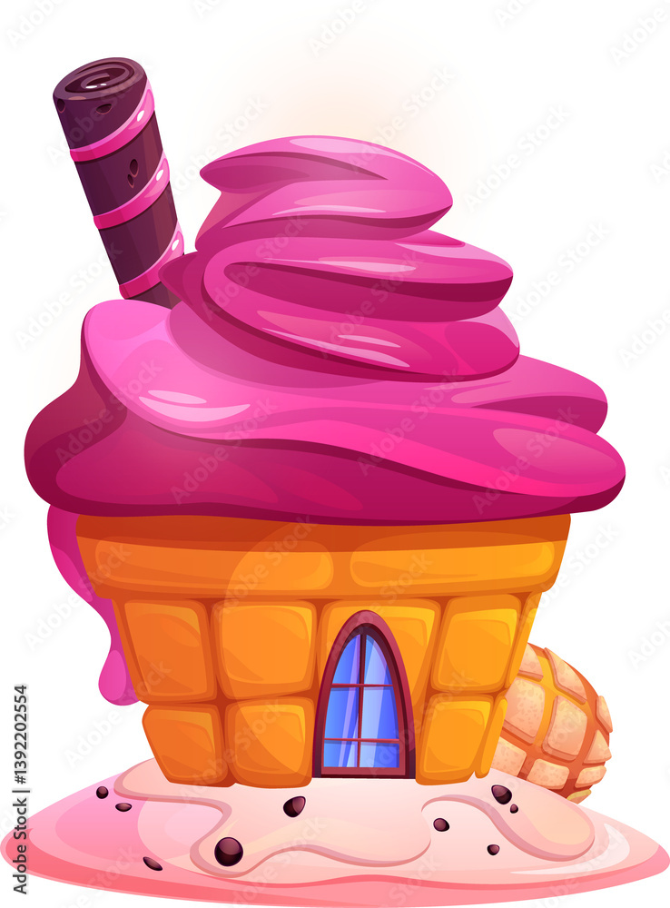 Naklejka premium Candy House