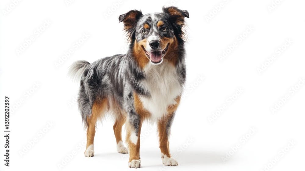 Happy Australian Shepherd Studio Portrait (1) Happy Australian Shepherd Studio Portrait (1)