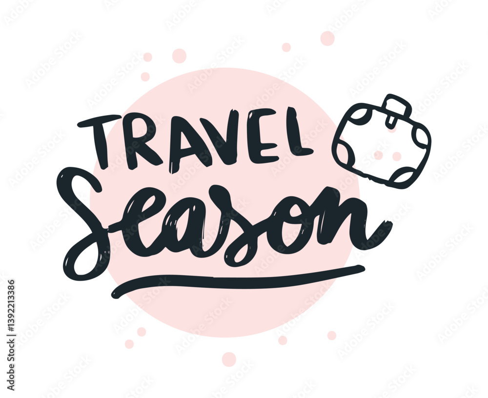 Naklejka premium Set hand drawn adventure logo