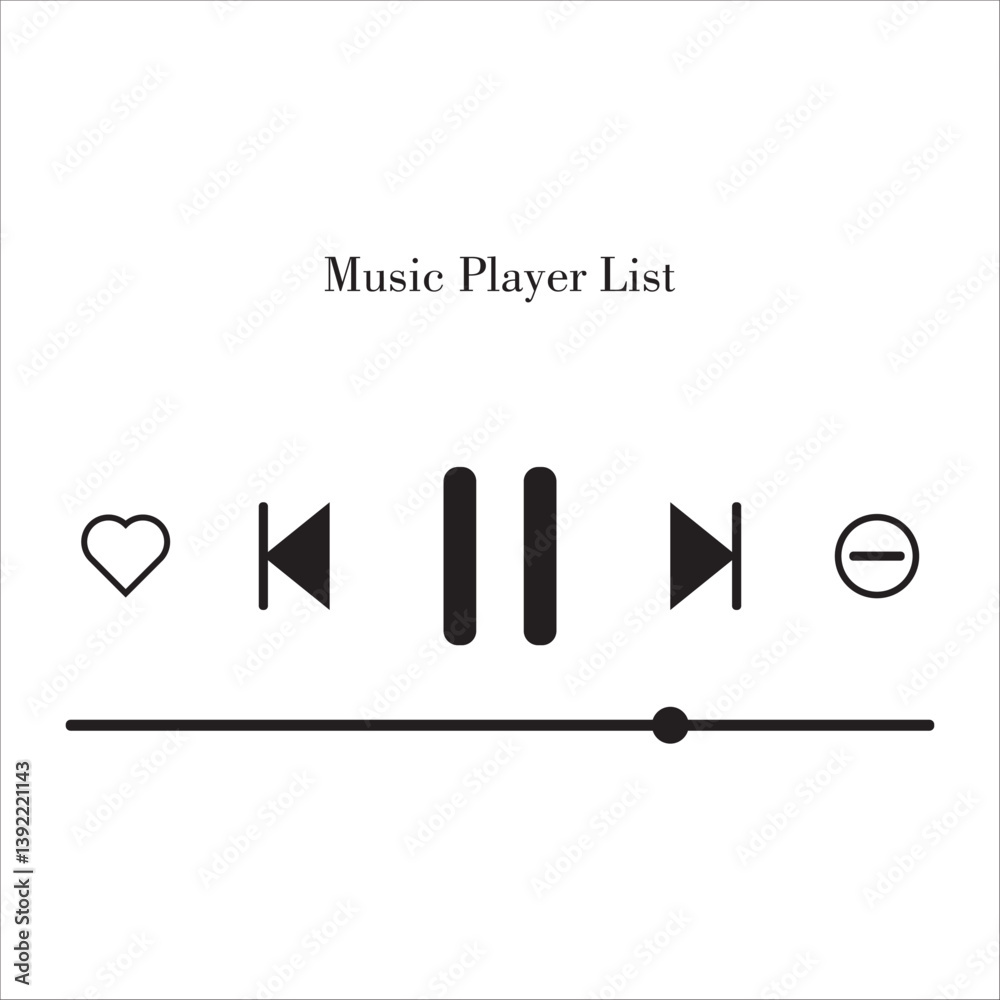 music playlist icon vector design music playlist icon vector design