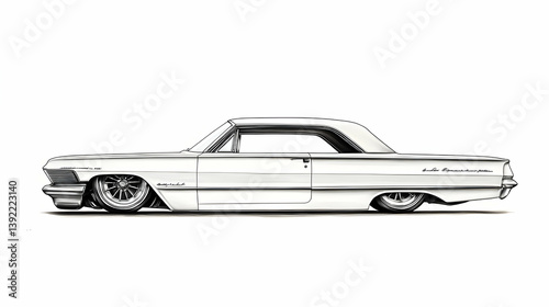 drawing lowrider illustration