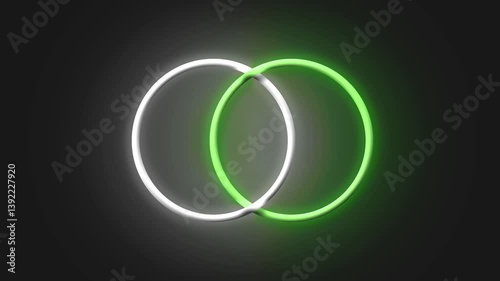 green glowing light