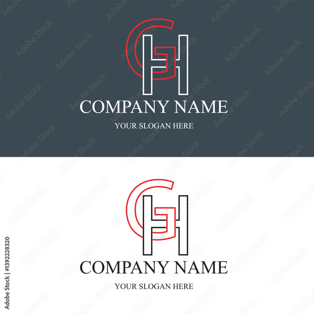 Fototapeta premium GH logo initial letter luxury royal logo. template symbol. modern golden luxury logo. abstract monogram vector letter mark brand fashion. icon business monogram boutique font Clothing minimalist.