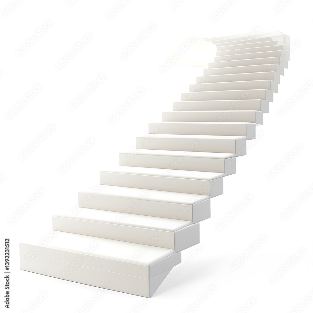 Ascending White Staircase to Light of excellence in splendor beyond compare with grace in style Ascending White Staircase to Light of excellence in splendor beyond compare with grace in style
