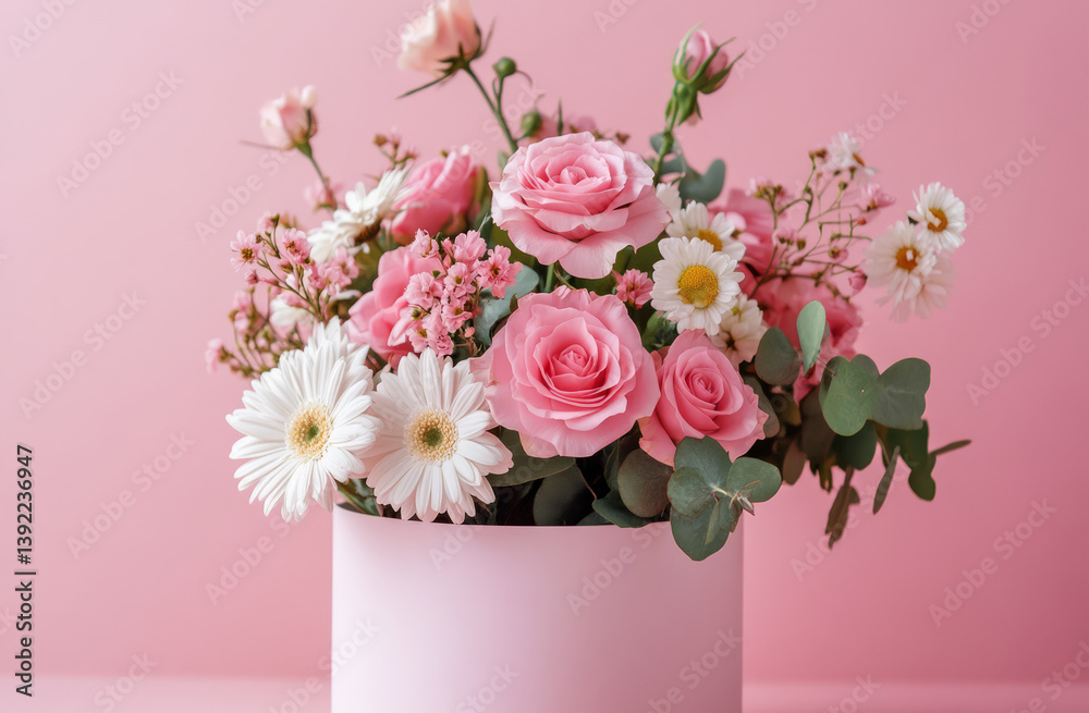 Flower box brings joy and beauty, evoking feelings of love and gratitude Flower box brings joy and beauty, evoking feelings of love and gratitude