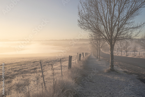 An early winter morning in country Australia