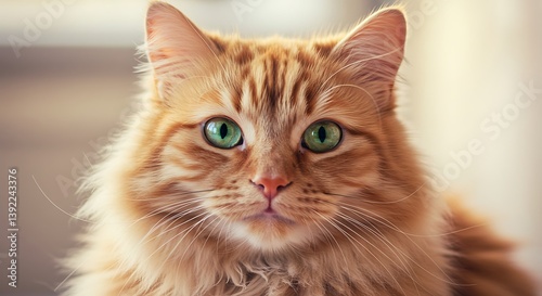 Amber Eyes Gazing A Golden Sunset Glow Whiskered Majesty The Copper King Silent Observation Sunlit Feline Gingerbread Dream Radiant Fur Gentle Curiosity Catnip Dreams AI Generated