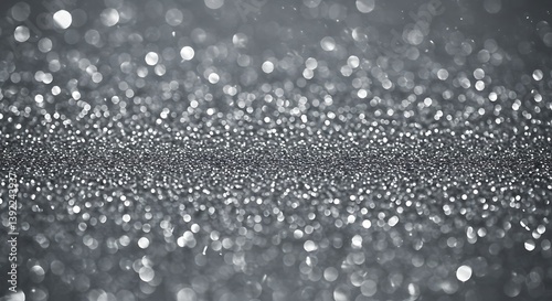 Silver Shimmer: A Sparkling Abstract AI Generated