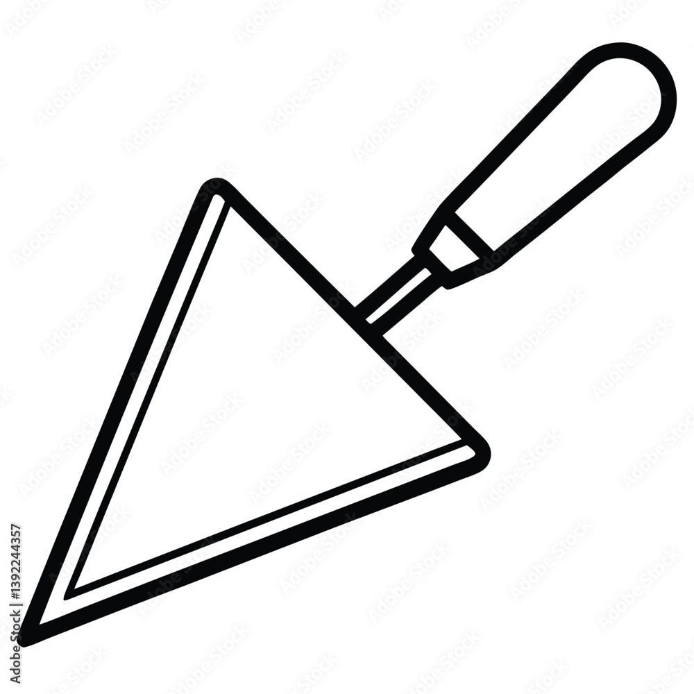trowel isolated on white background