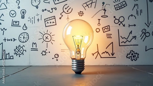 light bulb idea concept