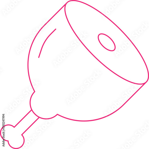 Meaticon single vector illustration