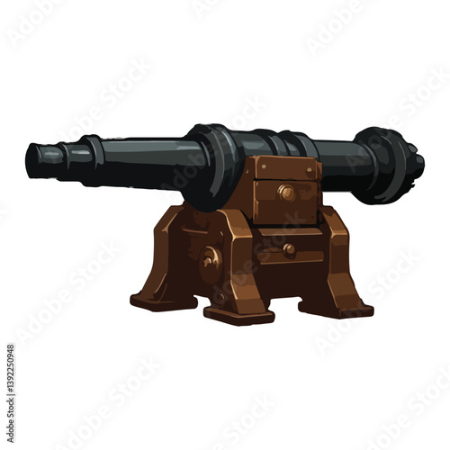 war cannon vector design illustration