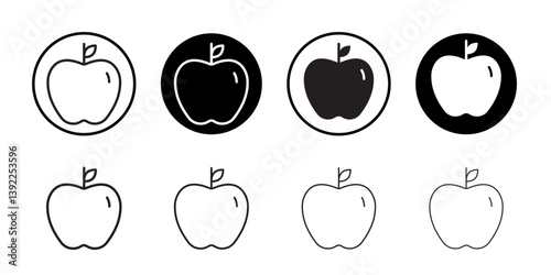 Apple icon Black and white logo