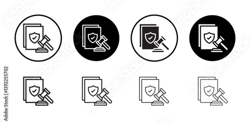 Code of conduct icon Black and white logo