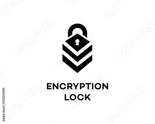 Security Encryption Lock Logo Design Data Protection, Privacy, Safeguard