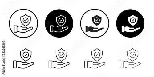 Policyholder icon Black and white logo