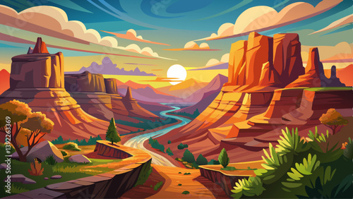 Beautiful Sunrise Hike at the Colorado National Monument in Grand Junction, Colorado