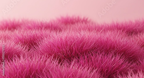 Pink Fuzz: A 3D Dreamscape AI Generated