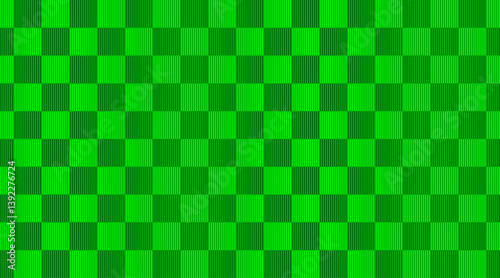 Pattern background with two colour combination square box | Texture background | Line angular vector geometric shape for fabric, garments, poster, decoration, wall mate with green colour 