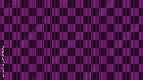Pattern background with two colour combination square box | Texture background | Line angular vector geometric shape for fabric, garments, poster, decoration, wall mate with amethyst colour 