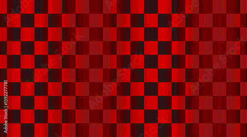 Pattern background with two colour combination square box | Texture background | Line angular vector geometric shape for fabric, garments, poster, decoration, wall mate with red colour 