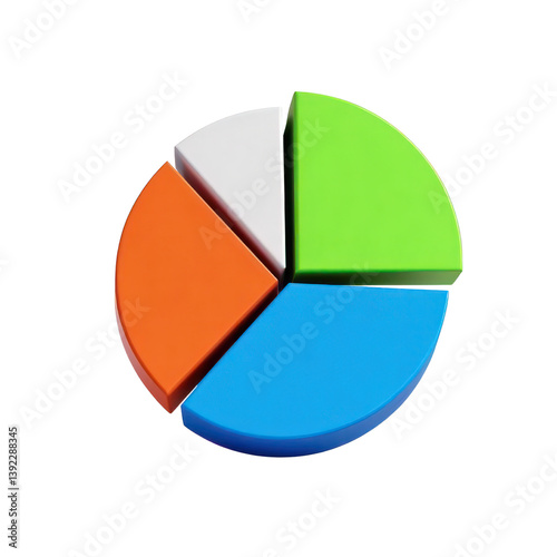 Free Download  Pie Chart Illustrating Business Analytics  Finance Data  Or Marketing Strategy  On Transparent Background, Generative AI - GFXLoad