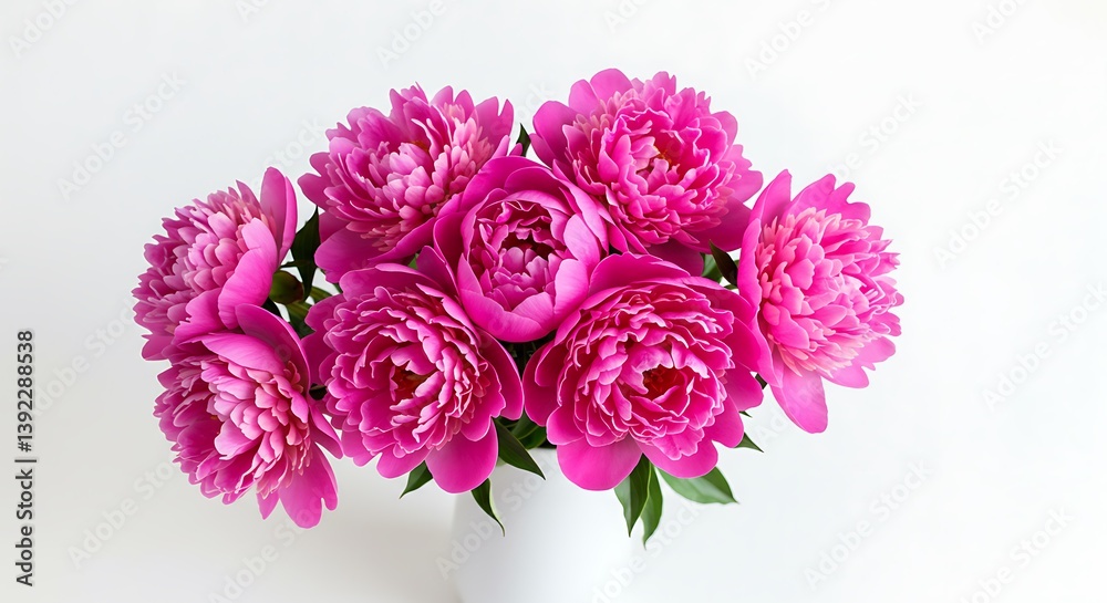 Pink Peony Perfection: A Vibrant Bouquet AI Generated Pink Peony Perfection: A Vibrant Bouquet AI Generated