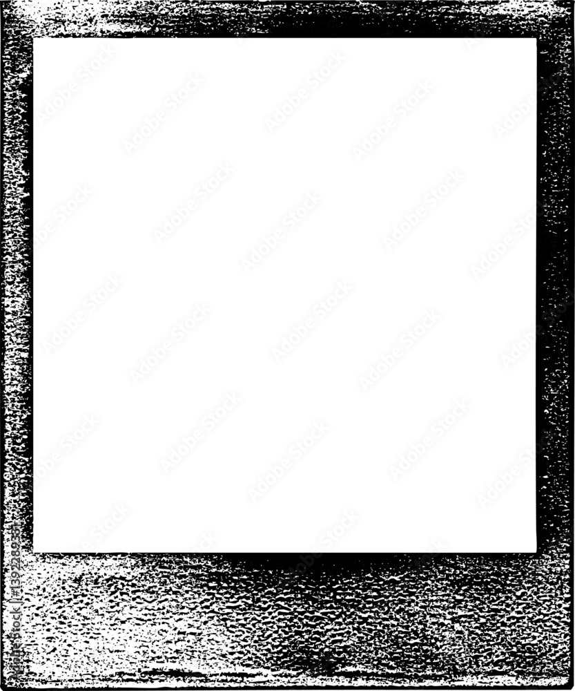 Large vector film frame texture with a transparent background