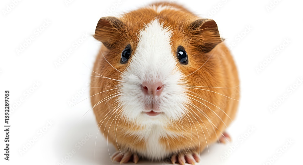 Guinea Pig Gaze A Curious Creature Tiny Paws Big Heart Sweetness Personified Orange And White Delight AI Generated Guinea Pig Gaze A Curious Creature Tiny Paws Big Heart Sweetness Personified Orange And White Delight AI Generated