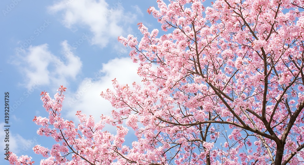 Cherry Blossom Dream: Pastel Sky & Blooms AI Generated Cherry Blossom Dream: Pastel Sky & Blooms AI Generated