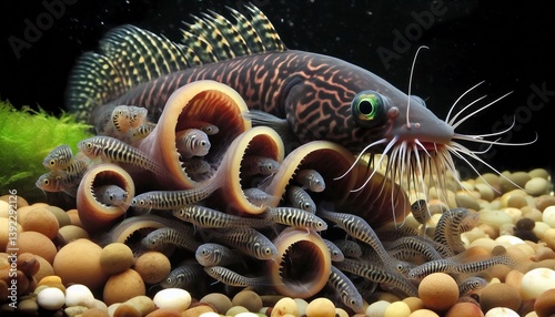 A twist on “family” cuckoo catfish lay eggs among mouthbrood photo