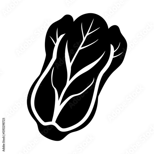 bok choy icon, bok choy line art - simple line art of bok choy, perfect for bok choy logos and icons