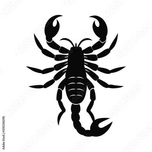 scorpion silhouette vector