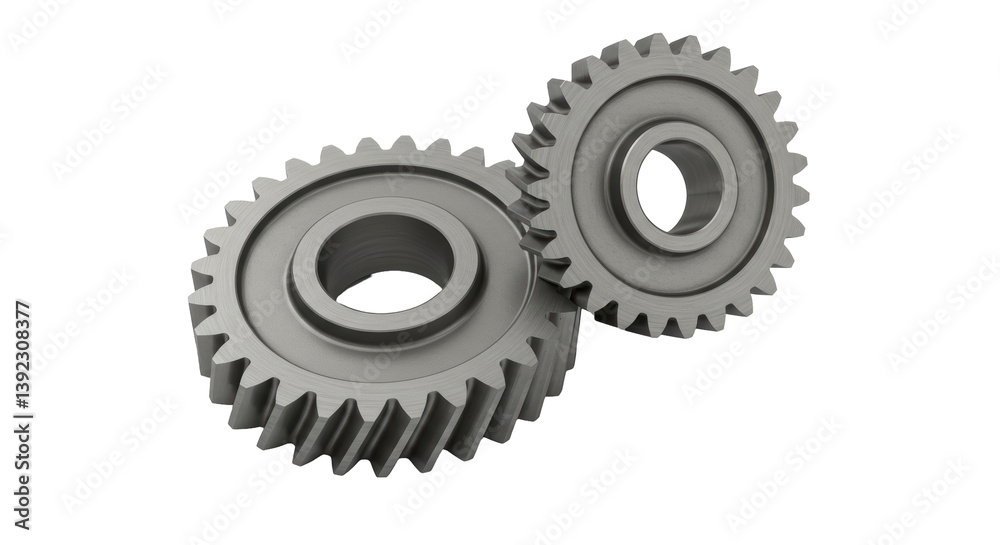 Isolated Interlocking Gears for Mechanical Process and Technology Isolated Interlocking Gears for Mechanical Process and Technology