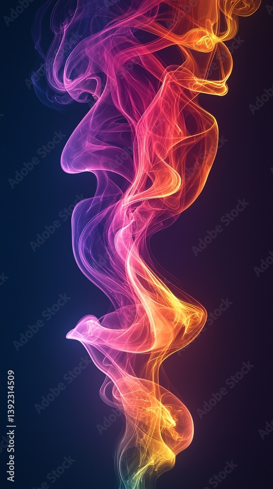 Obraz premium Colorful smoke abstract background