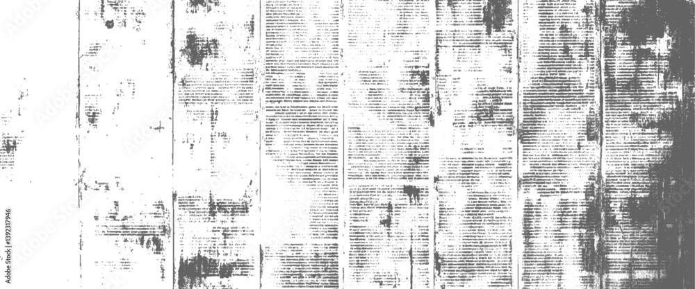 Vector old newspaper grunge poster with the words.